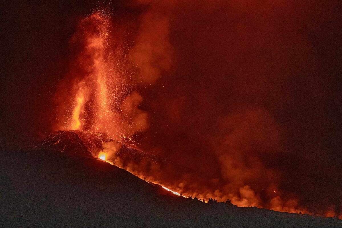 Nova bugada del volcà de La Palma