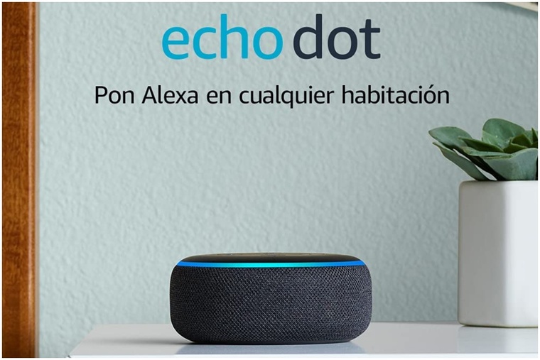Imatge de l'altaveu intel·ligent Echo Dot amb Alexa de Amazon