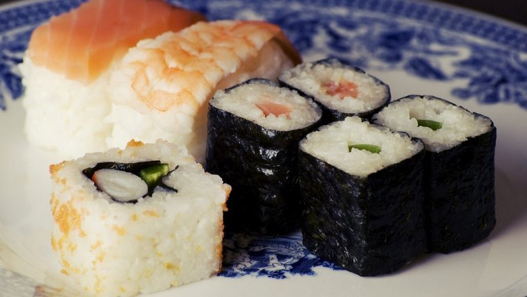 The Nori algae is a common ingredient in Japanese cuisine