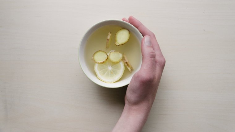 The root of the ginger plant is used to make tea which is the perfect natural remedy for a cold.