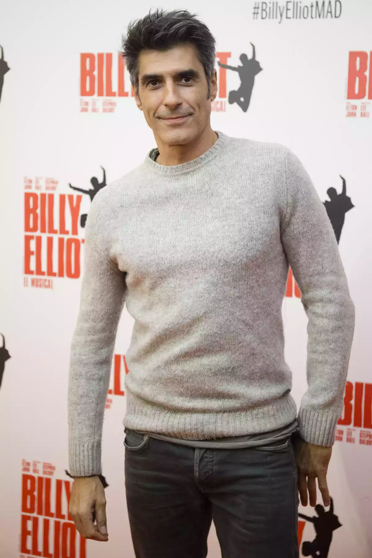 El presentador y ex mister Jorge Fernández durante la presentación del musical ' Billy Elliot ' en Madrid El presentador y ex mister Jorge Fernández durante la presentación del musical ' Billy Elliot ' en Madrid