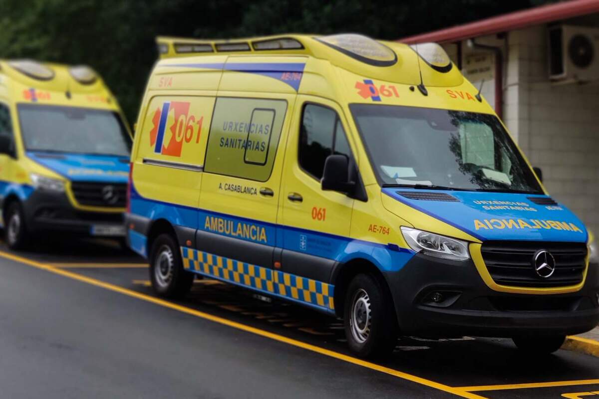 Ambulancia del servicio de emergencias de Galicia