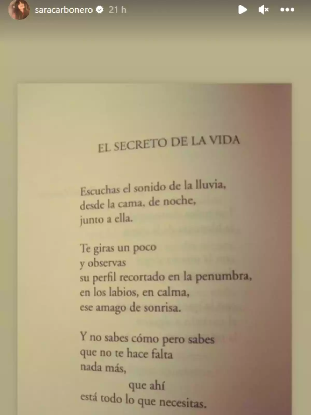 Story Sara Carbonero Story Sara Carbonero