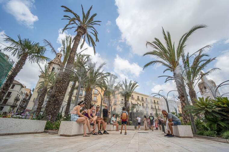 La plaza de la Reina de Valencia