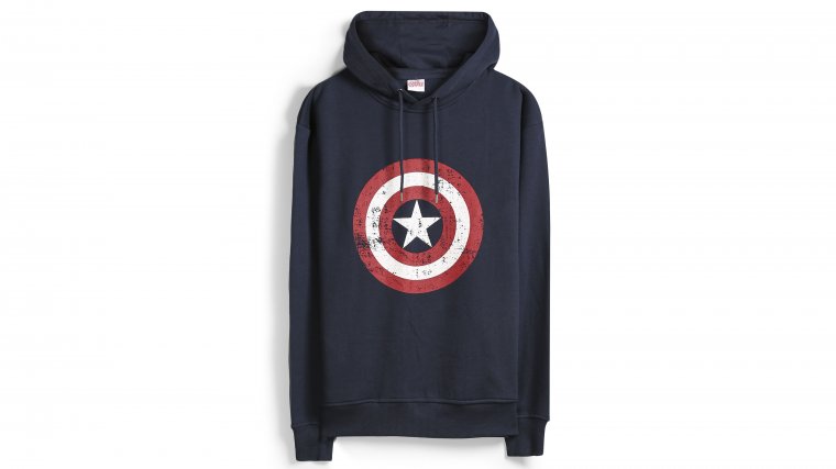 Sudadera con capucha del Capitán América, en Primark por 16 euros