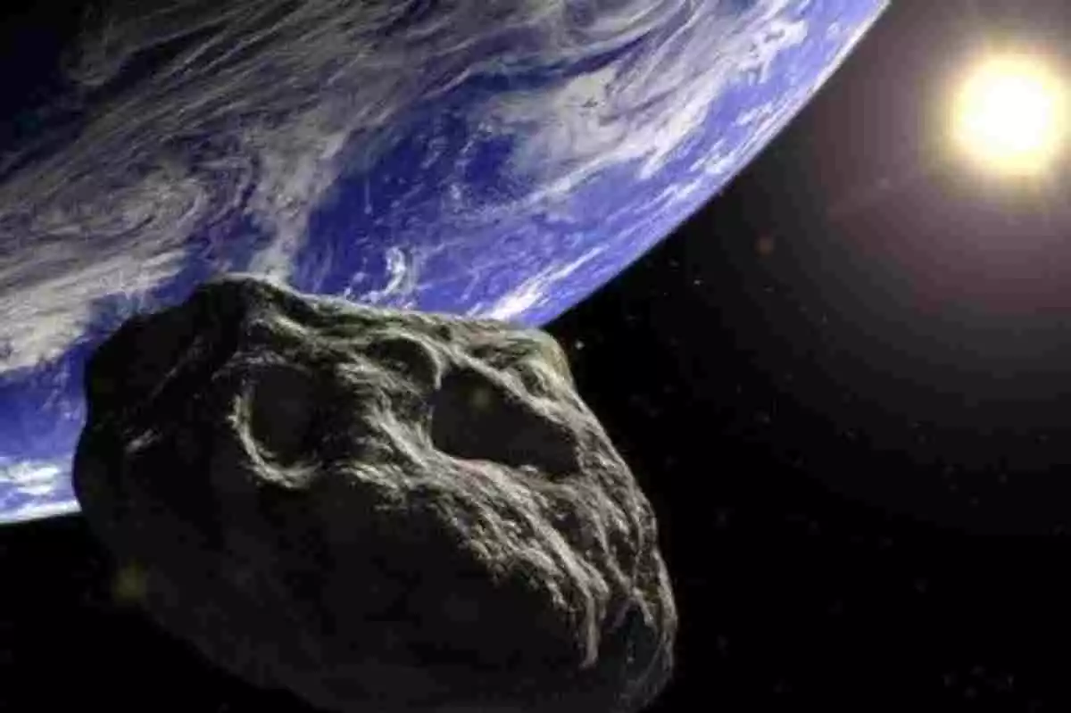 Imagen de un Asteroide cerca de la Tierra Imagen de un Asteroide cerca de la Tierra