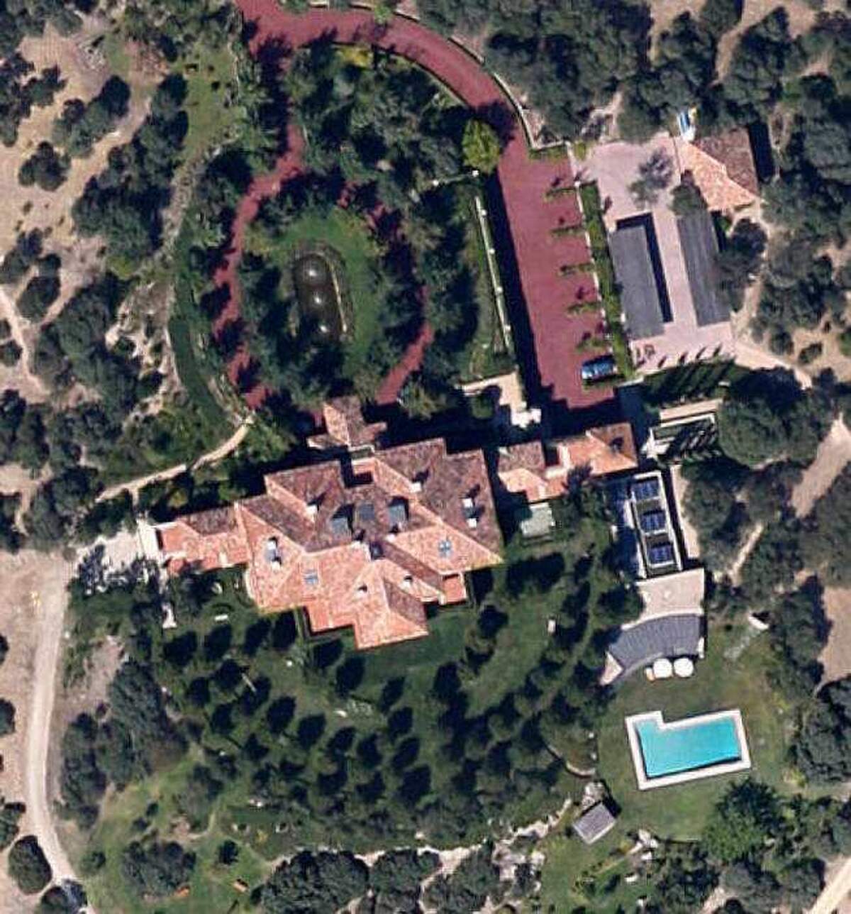 Imatge del Google Maps de l'exterior del Palau de la Zarzuela
