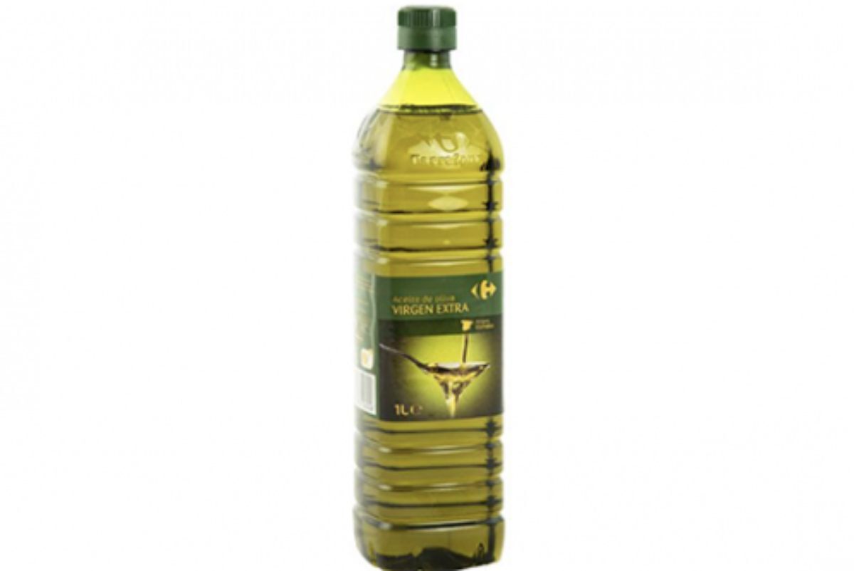 Ampolla d'oli d'oliva verge extra de Carrefour