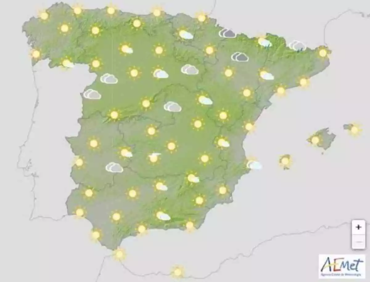 Mapa del tiempo en España del 27 de mayo de 2020 Mapa del tiempo en España del 27 de mayo de 2020