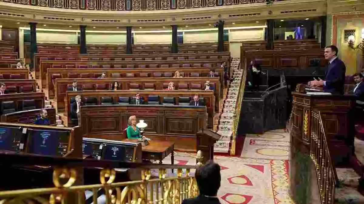 Pleno extraordinario del congreso de los diputados durante el coronavirus Pleno extraordinario del congreso de los diputados durante el coronavirus