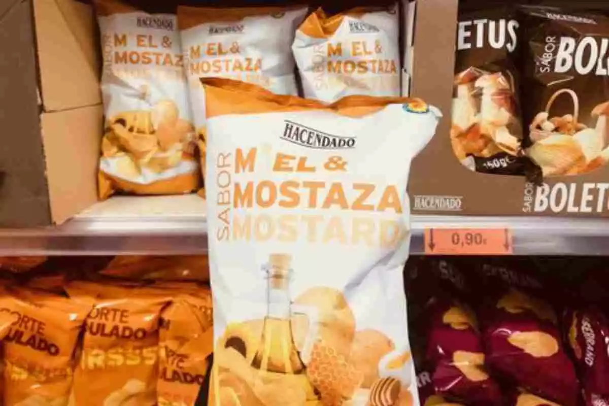 Patatas sabor mostaza y miel Patatas sabor mostaza y miel
