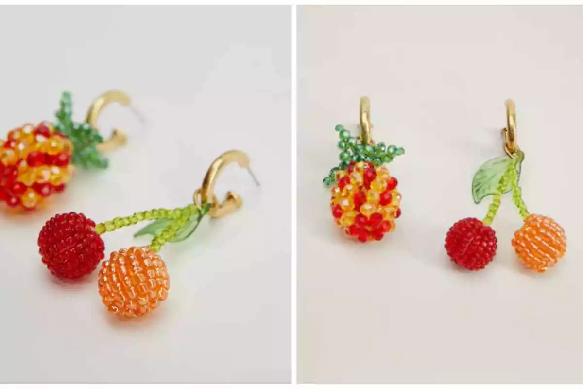 Pendientes de frutas Pendientes de frutas