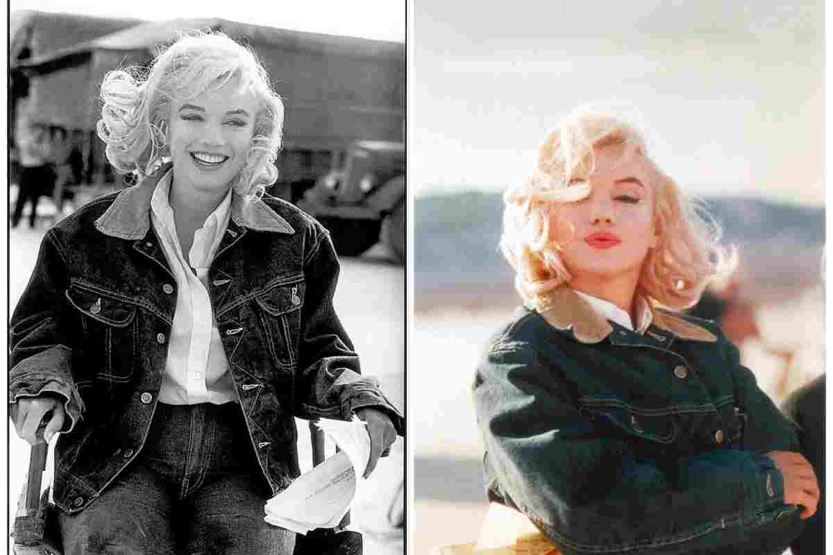 Marilyn Monroe con chaqueta vaquera