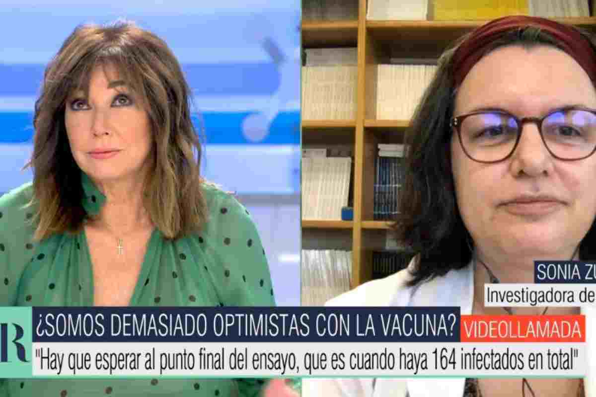 de Ana Rosa Quintana la ropa interior en directo en Telecinco