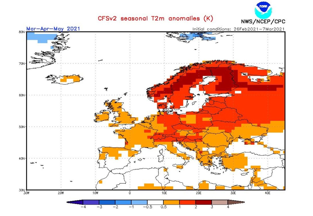 La primavera empezará con un retorno radical del invierno ¿Durarán