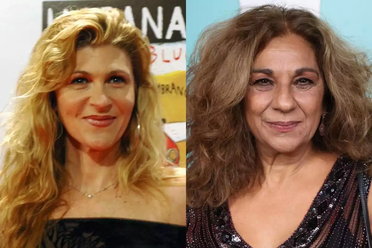 Montaje con las caras de Silvia Gambino y Lolita Montaje con las caras de Silvia Gambino y Lolita