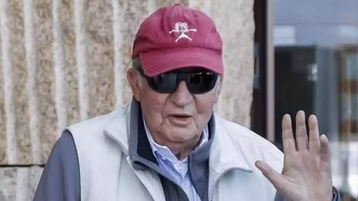 Juan Carlos I en las regatas de Sanxenxo el sábado 28 de septiembre de 2019 Juan Carlos I en las regatas de Sanxenxo el sábado 28 de septiembre de 2019