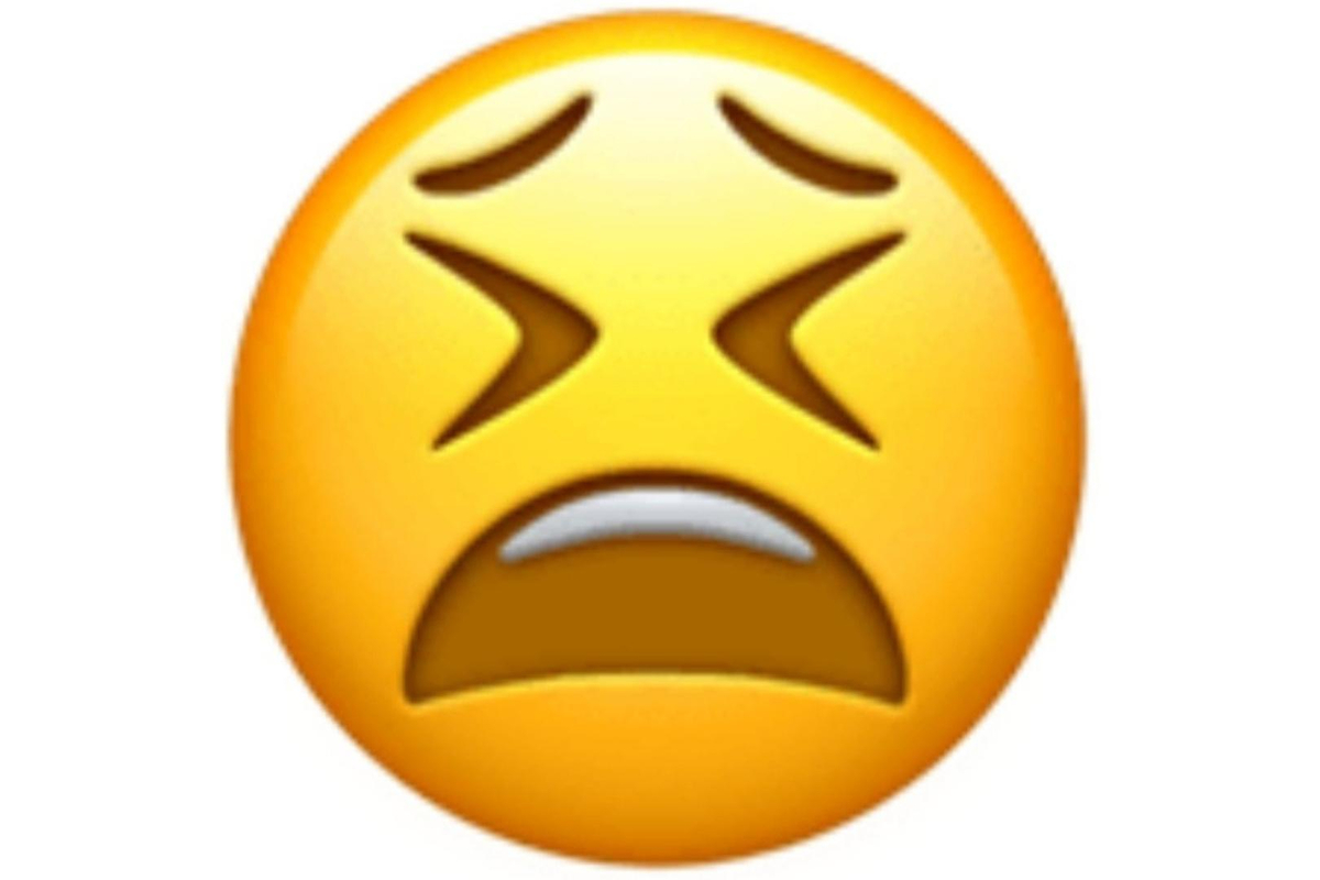 Emoji de cansancio