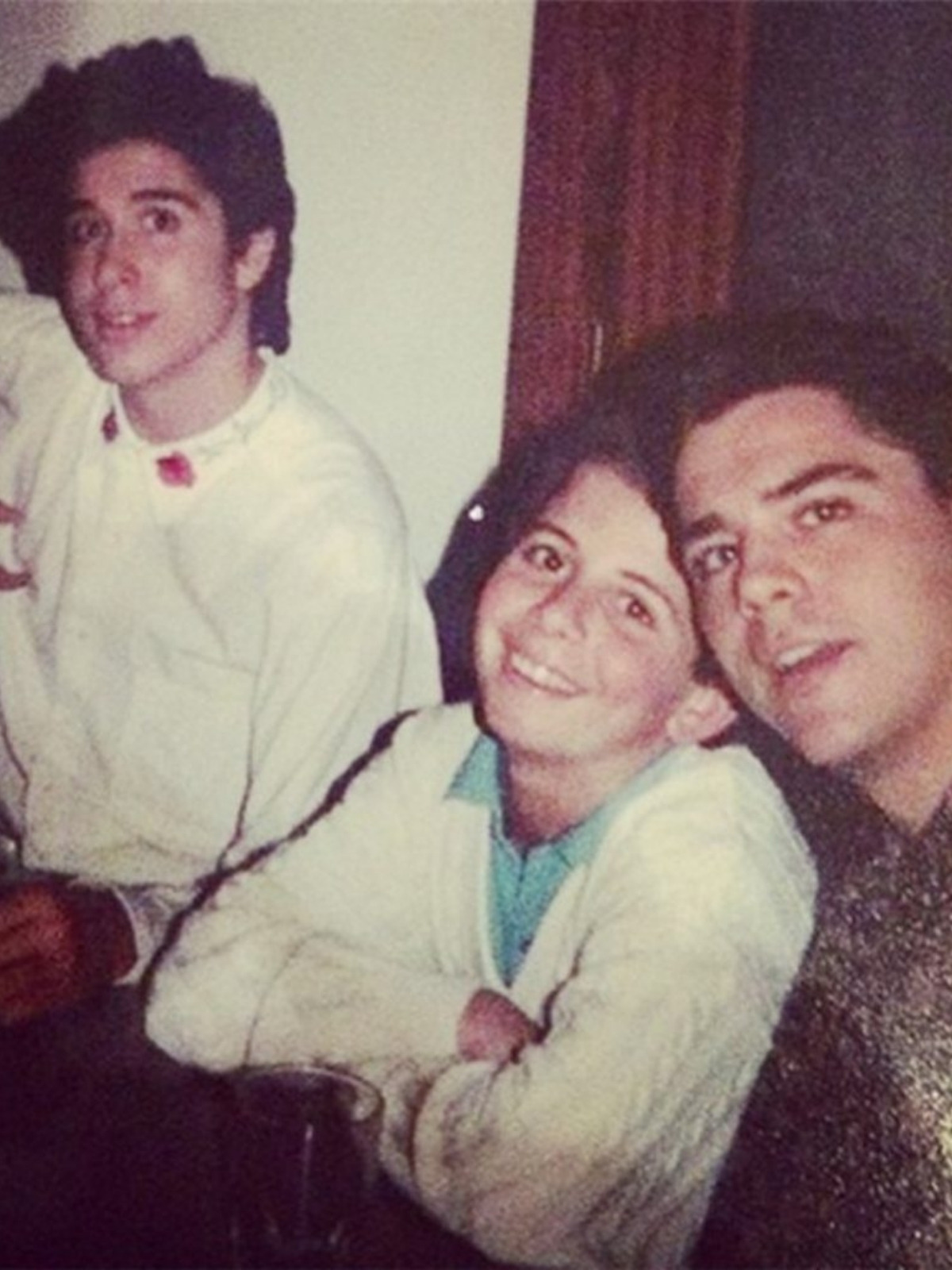 Imagen de Mario Vaquerizo con su hermano y su primo Imagen de Mario Vaquerizo con su hermano y su primo