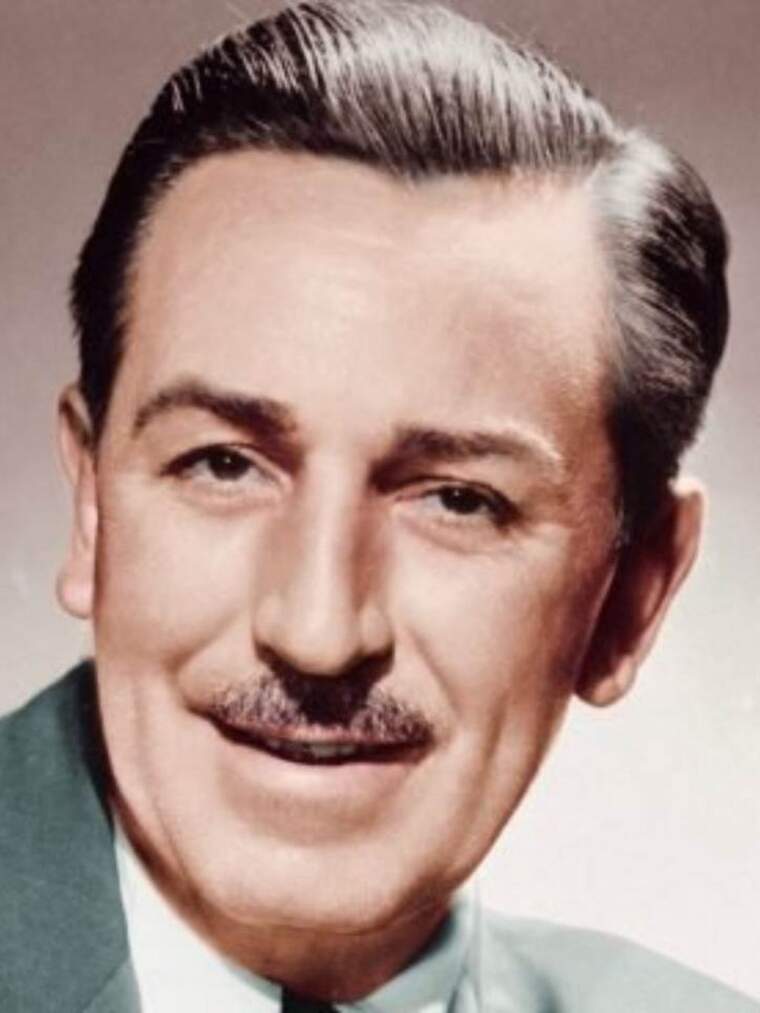 Imagen antigua de Walt Disney