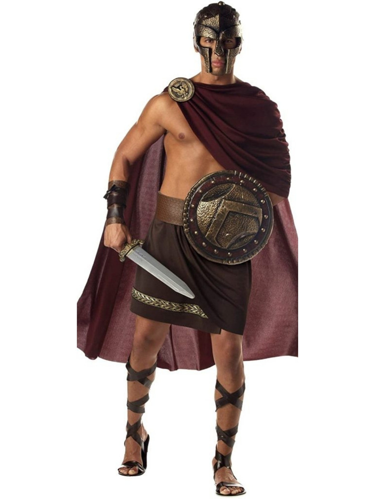 Imagen de un disfraz de espartano