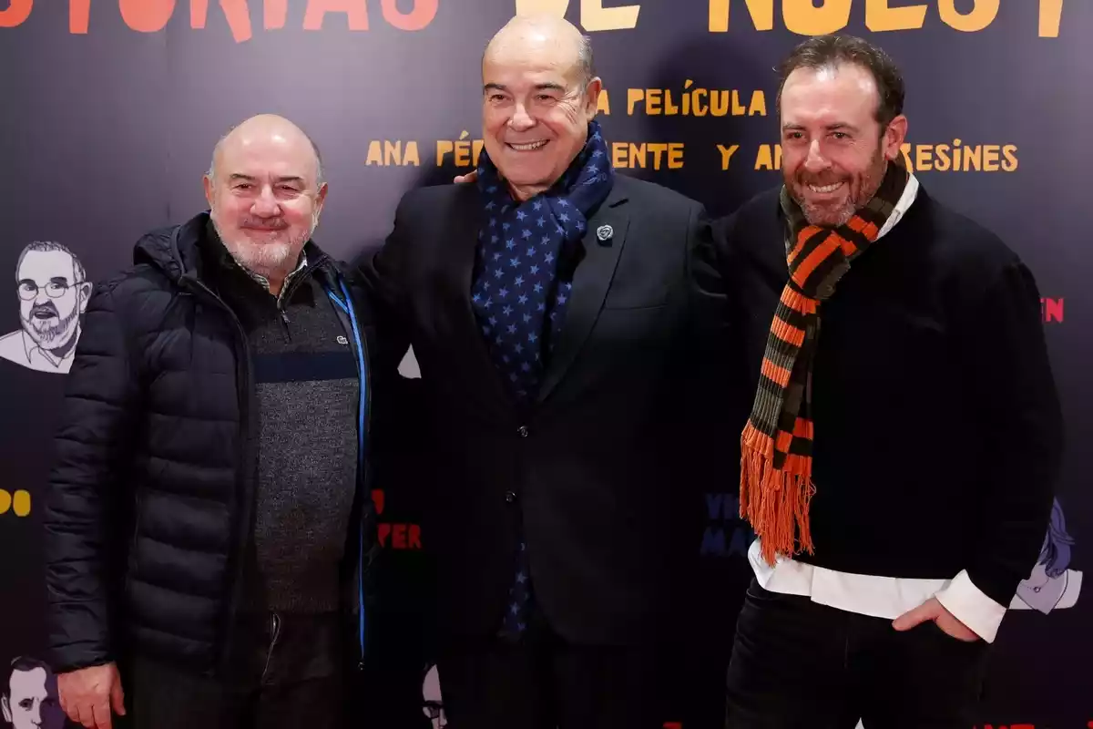 Jesús Bonilla, Antonio Resines y Antonio Molero Jesús Bonilla, Antonio Resines y Antonio Molero