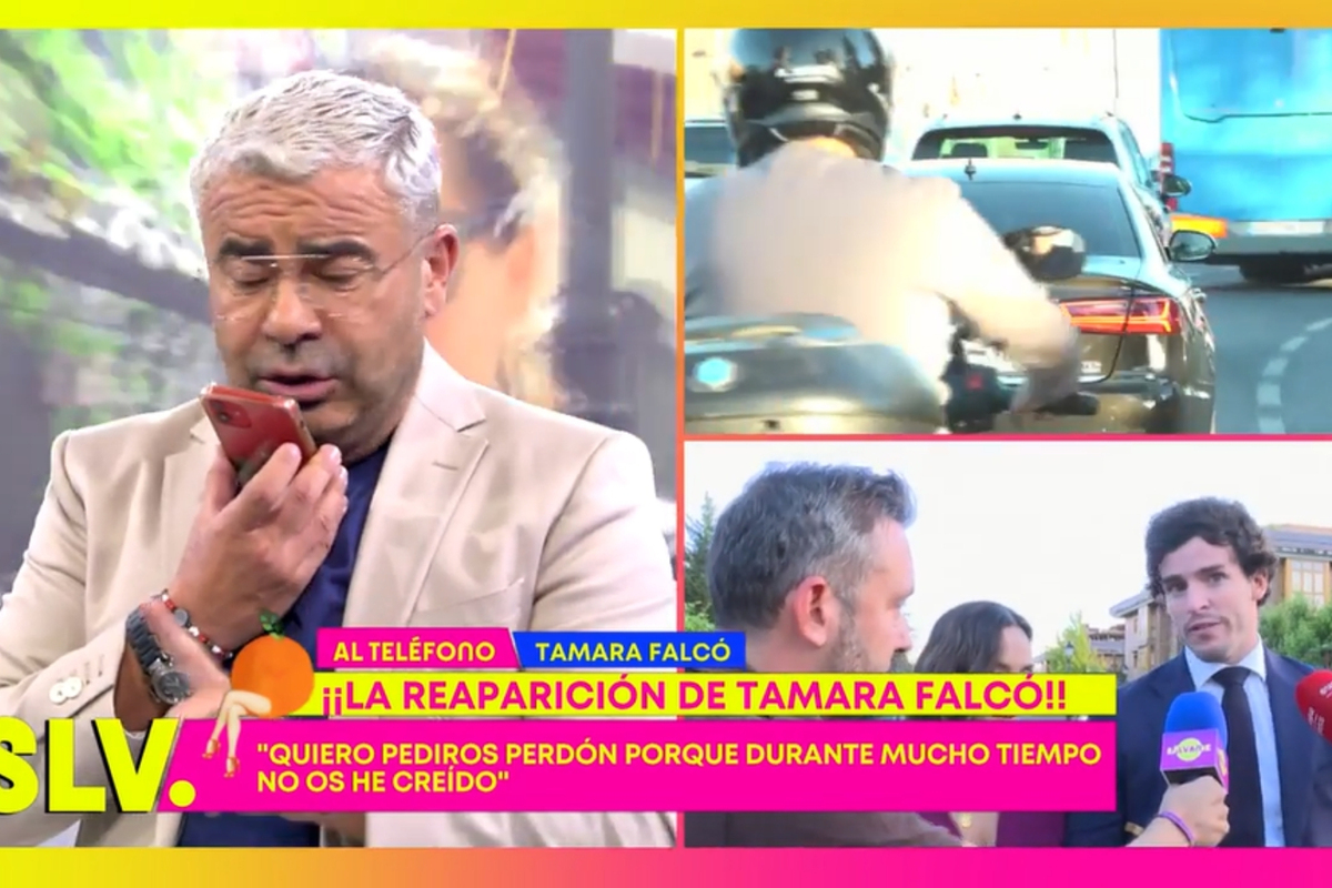 Captura de Jorge Javier Vázquez hablando por teléfono con Tamara Falcó tras la ruptura