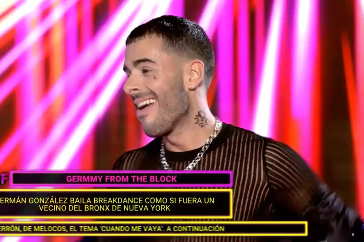 Germán González después de bailar Germán González después de bailar
