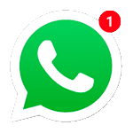 Imagen de un logo de WhatsApp pequeño