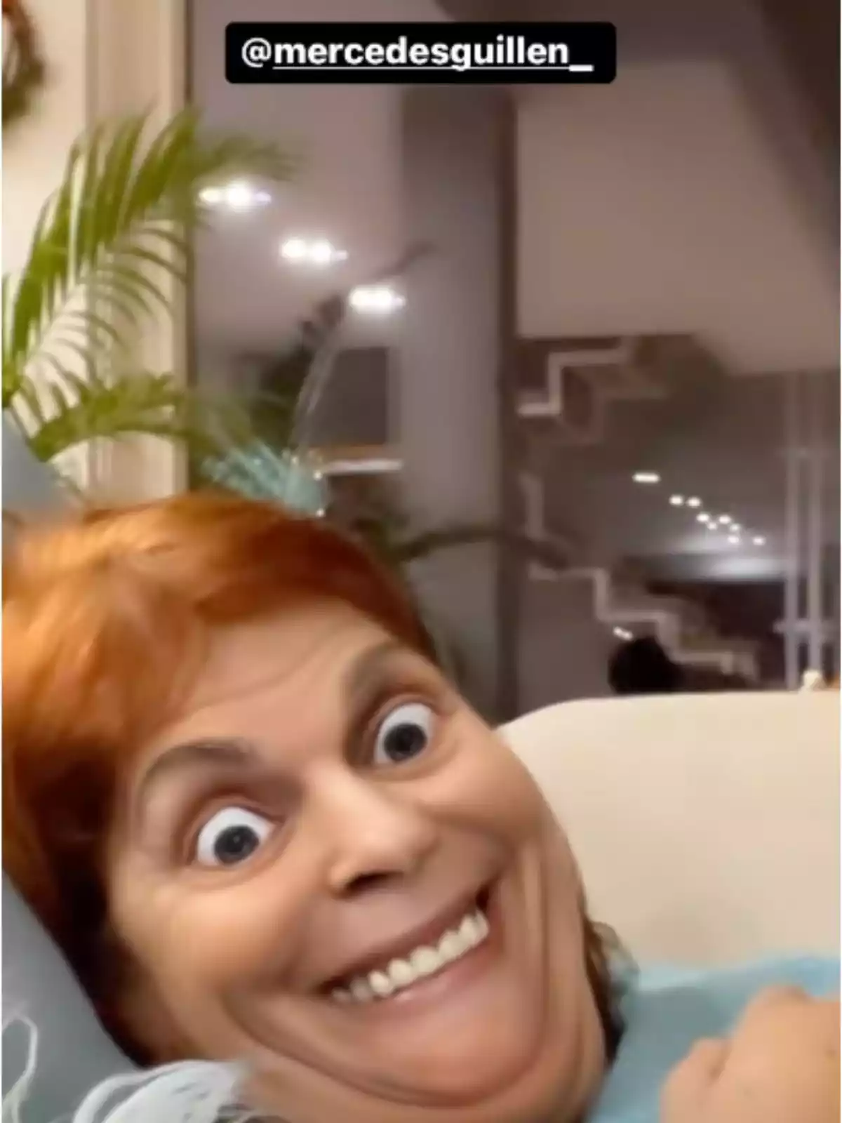 Captura del story de Roberto Leal sobre su madre con un gracioso efecto de Instagram Captura del story de Roberto Leal sobre su madre con un gracioso efecto de Instagram