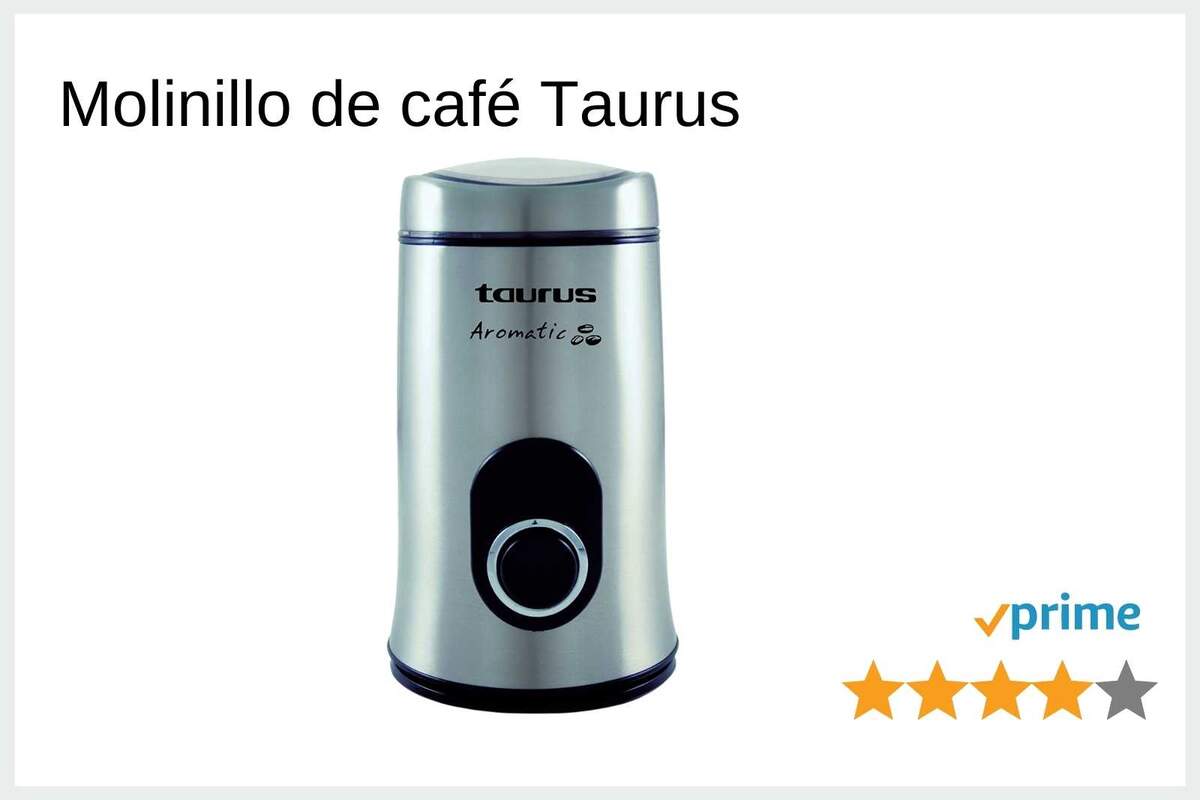 Molinillo de café Taurus Aromatic en acero inoxidable · Taurus