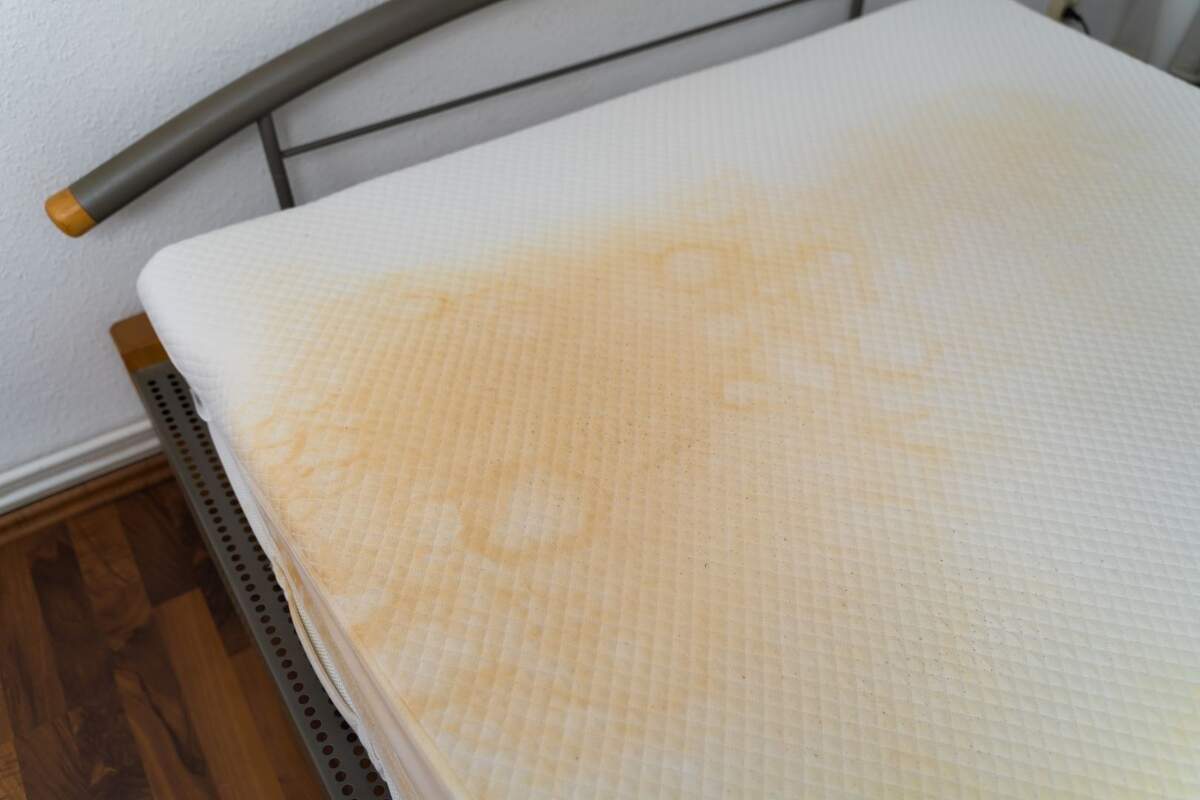 ventana Macadán lazo Nunca falla: el truco de limpieza para eliminar las manchas amarillas del  colchón