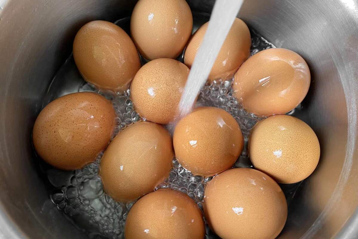 Lavando huevos