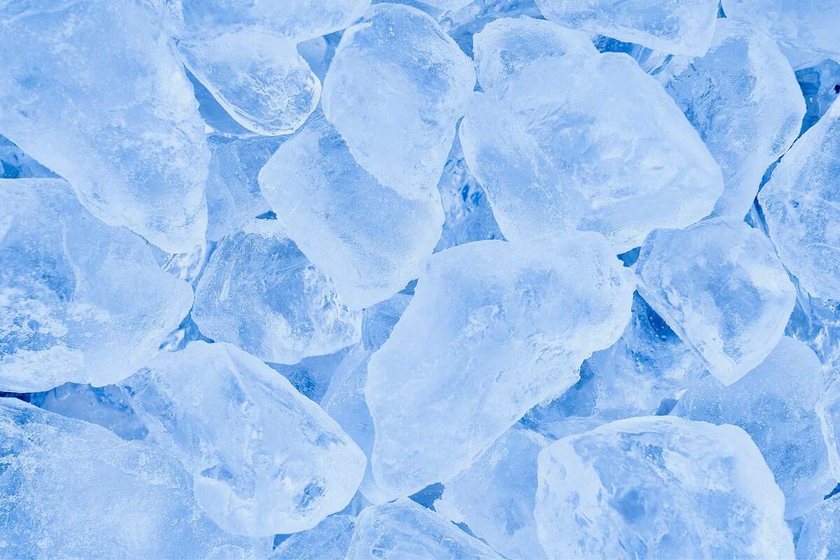 Trozos de hielo