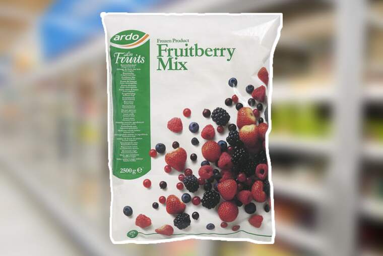 Montaje alerta alimentaria Fruitberry Mix de ARDO