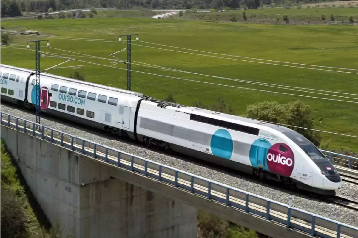 Tren de la compañía Ouigo Tren de la compañía Ouigo