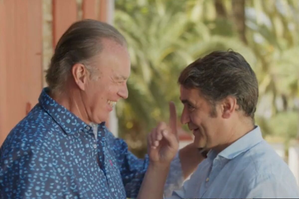 Bertín Osborne y Jesulín de Ubrique en el vídeo promocional de 'Mi casa es la tuya'