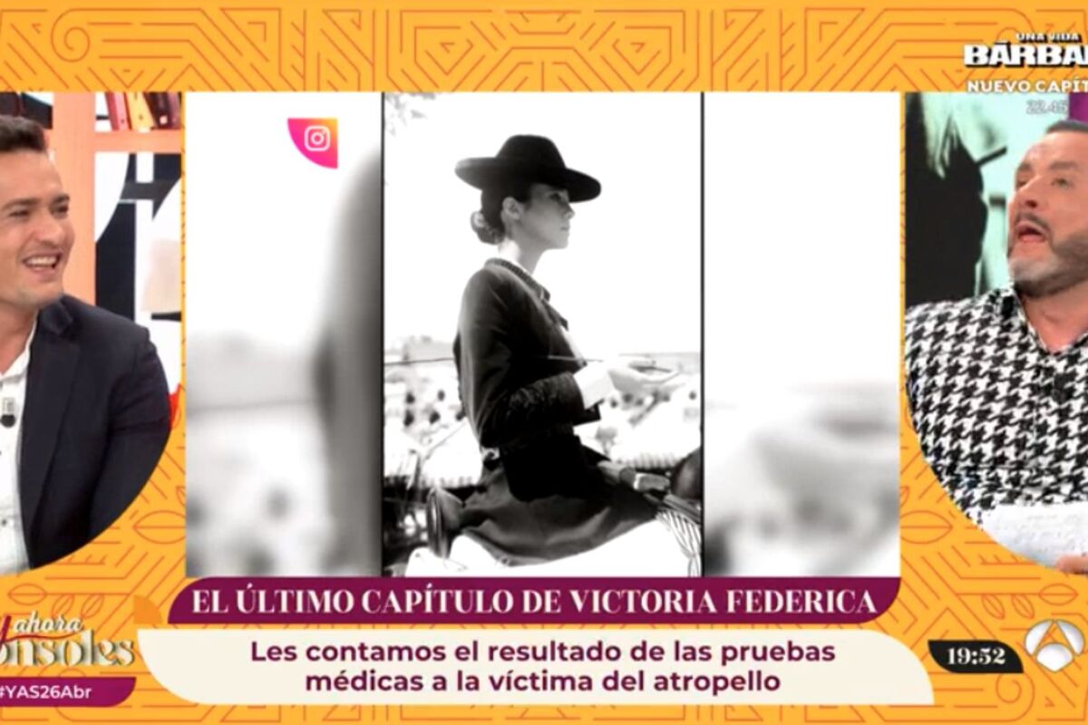 Captura del programa 'Y ahora Sonsoles' el 26 de abril de 2023 hablando de Victoria Federica
