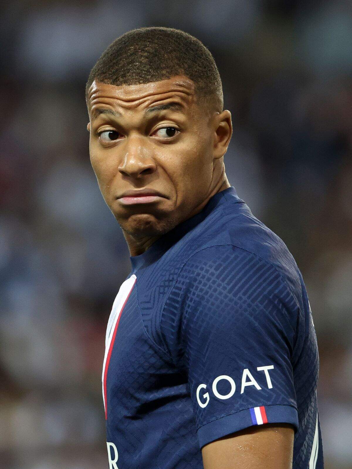 Kylian Mbappé durante un partido con el PSG Kylian Mbappé durante un partido con el PSG