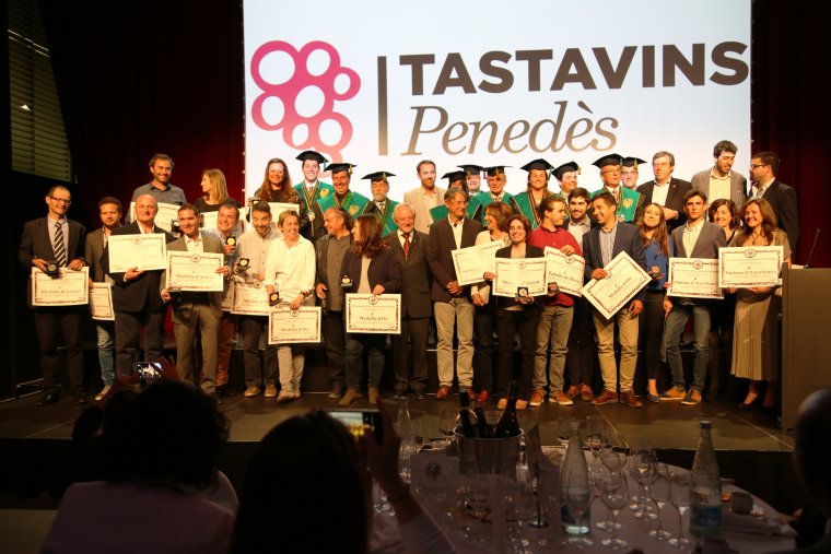 Guanyadors de l'edició 2017 del concurs Tastavins Penedès
