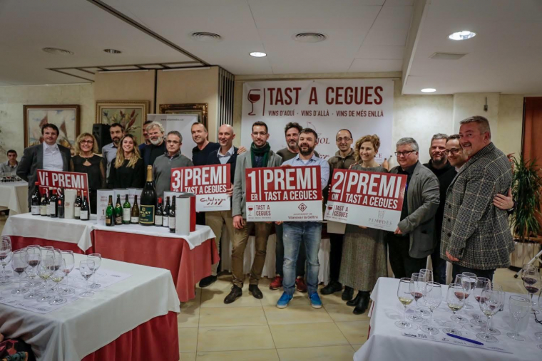 Els guanyadors del Tast a cegues del restaurant Marejol de Vilanova i la Geltrú
