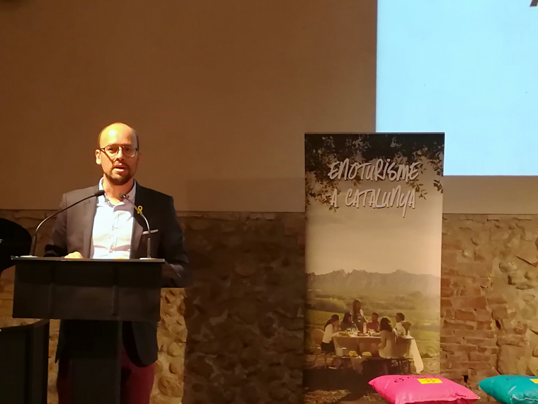 David Font, director de l'Agència Catalana de Turisme en el moment de presentar l'estudi