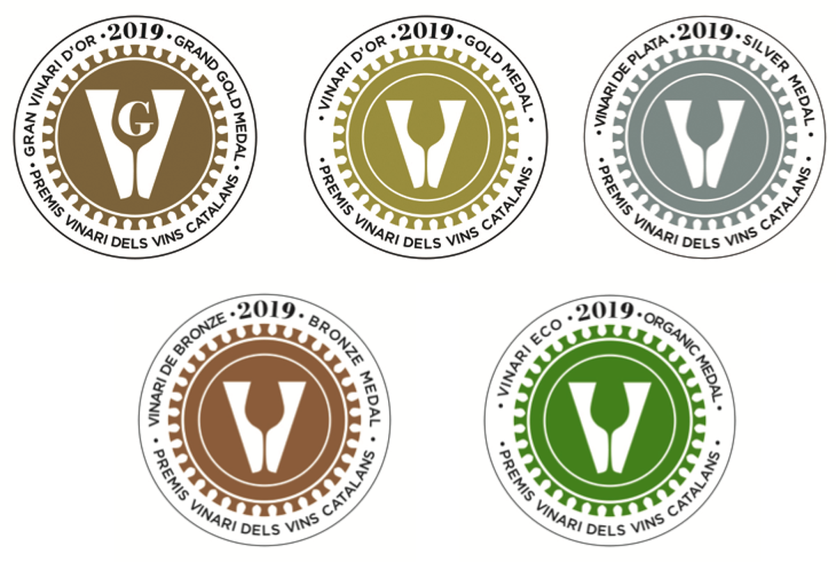 Les medalles dels Premis Vinari 2019