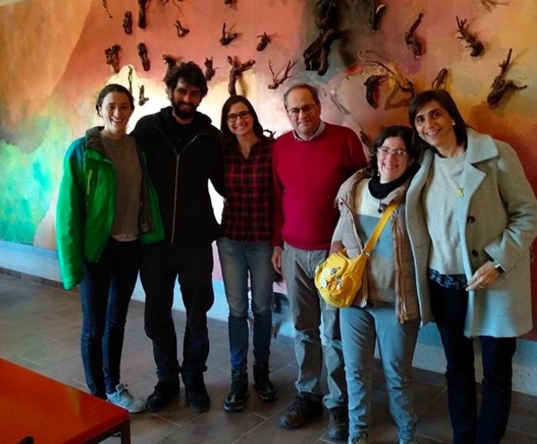 La família Torra Miró va visitar el celler Mas Blanch i jové