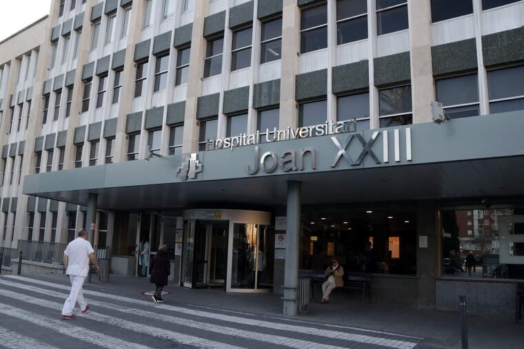 L'accés principal a l'Hospital Joan XXIII de Tarragona