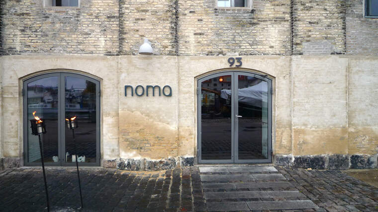 L'entrada del restaurant Noma que reobre les portes després del coronavirus, com a bar de vins