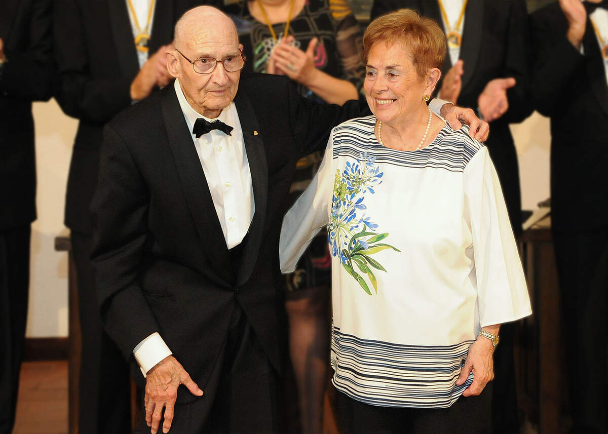 Pere Llopart i la seva esposa Jacinta