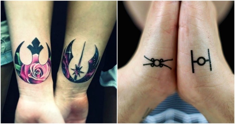 Tatuajes para parejas geek